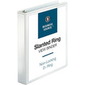Ring Binder, White, Clear Sleeve