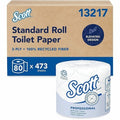 Scott 100% Recycled Fiber Standard Individually Wrapped Toilet Paper Rolls 473 Sheets/Roll, 80PK