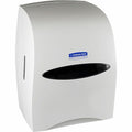 Paper Towel Dispenser, Hardwound, 8 in Paper Towel Width, 1 1/2 in, Plastic, White