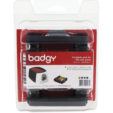 Card Printer, Color, 8 in. H