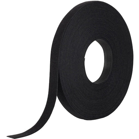 Back-to-Back Strap, No Adhesive, 37.5 ft, 3/4 in W, Black