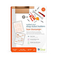 Shop Ticket Holder, Clear, 8.5 x 11", PK50