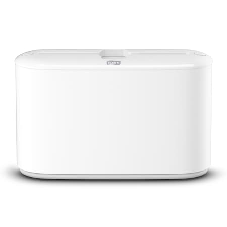Paper Towel Dispenser, Plastic, White