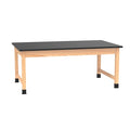 Rectangle Table, 60"" W, 56"" L, 30"" H, HPL, black