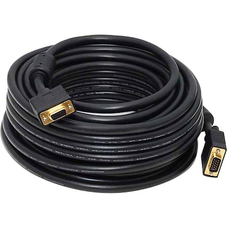ComputerVideoCableExtension, Black, 50ft L