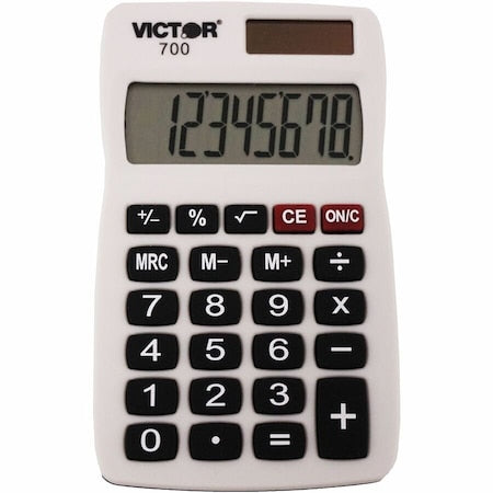 Portable Calculator, 2 1/2" W, 0.3" H