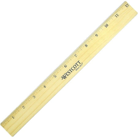 Ruler, Wood, 12 In