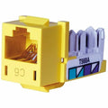 Modular Jack, 0.875 in H, Yellow