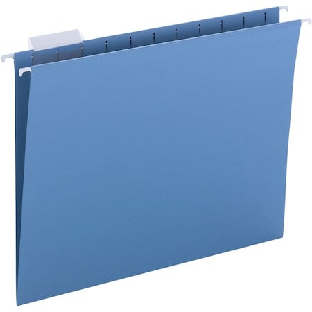 Hanging File Folder, Blue, PK25