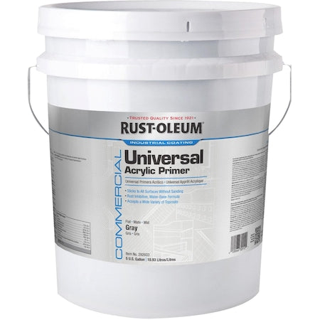 Primer, Gray, Water, Acrylic Copolymer, 5gal