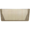 Wall Pocket, Legal, 7Hx16 1/3W In, Smoke