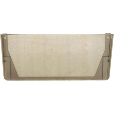 Wall Pocket, Legal, 7Hx16 1/3W In, Smoke