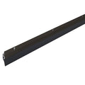 Door Sweep, 3 Ft L, PVC Vinyl, 1/4 In W