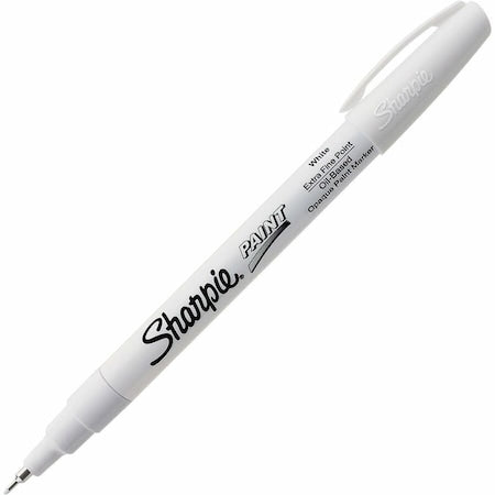 Liquid Paint Marker, White, Fiber, PK12