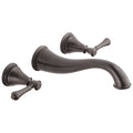 Cassidy Two Handle Wall Mount Bathroom Faucet Trim