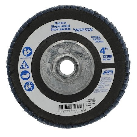 Fiber Disc, 4 1/2 in Dia, 5/8in Arbor
