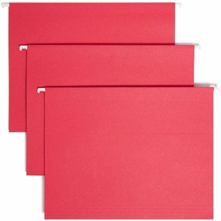 Hanging File Folders, Red, PK25