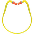 QB1HYG Disposable Vinyl Replacement Tips for Banded Ear Plugs, Bell Shape, 27 dB, Orange, 1 PR
