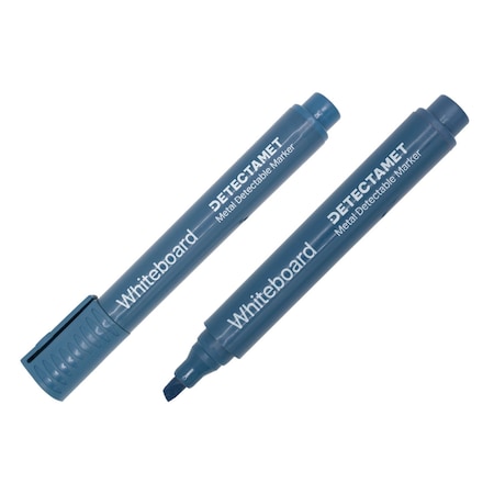 Metal Detectable Dry Erase Marker Set, Round Barrel, PK10