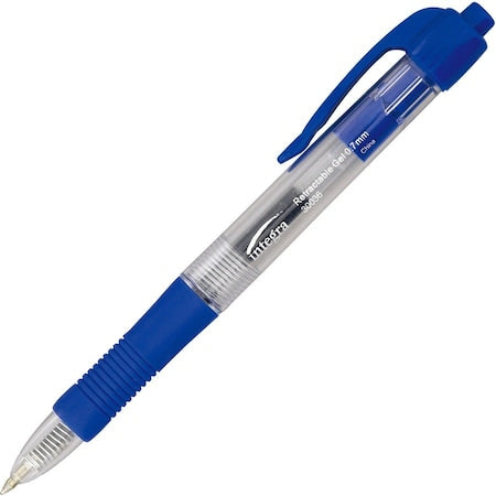Pen, Blue Ink, Retractable, PK12