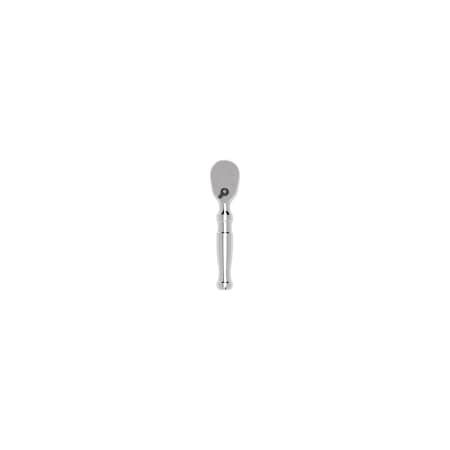 3/8 in Drive 90 Geared Teeth Pear Hand Ratchet, Polished
