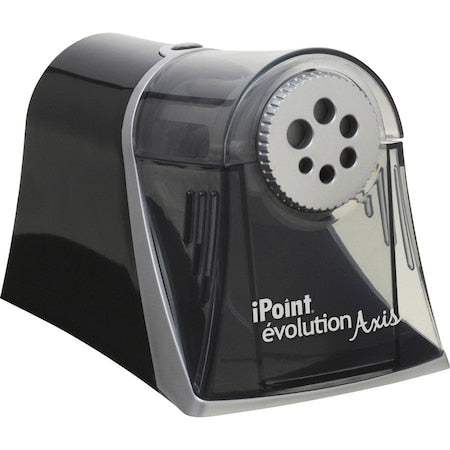 Pencil Sharpeners, iPoint Evolution Axis Multi Pencil Sharpener, Black