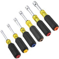 Color-Coded Magnetic Hollow-Shaft Heavy-Duty Nut Driver Set, 6-Piece