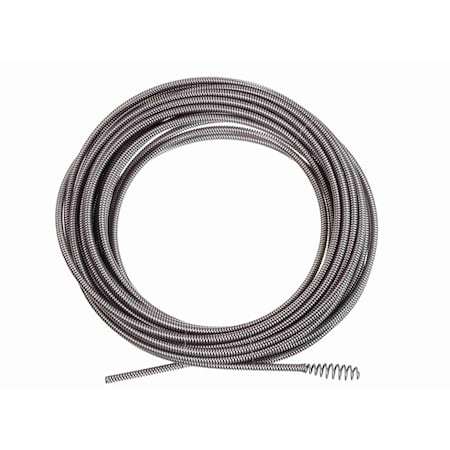 Drain Cleaning Cable, 5/16 in Dia, 50 ft L
