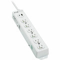 Power Strip, Hospital Grade, USB, 6 5-15R-HG, 5-15P-HG, 1.5 ft., White