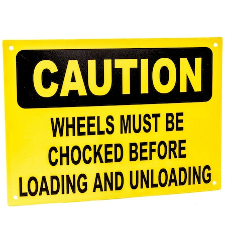 Econo Caution Sign - English