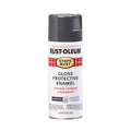 Spray Paint, Charcoal Gray, Gloss, Solvent, 12 oz