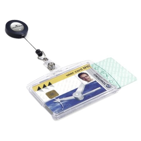 Badge Holder, Pouch, 2 3/4 inH, PK10
