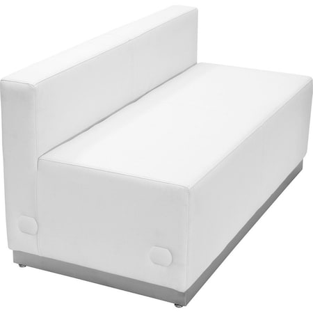 Loveseat, 25-1/4"" x 27"", Upholstery Color: White