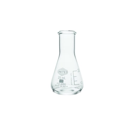Erlenmeyer Flask, 25 mL, Conical, PK12