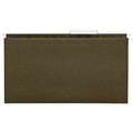 Hanging File Folders, Green, PK25