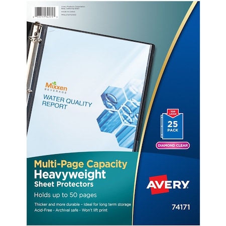 Sheet Protector, X-Large, PK25
