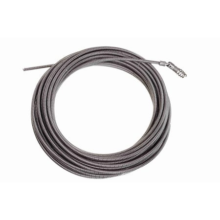 Drain Cleaning Cable, 5/16 in Dia, 50 ft L