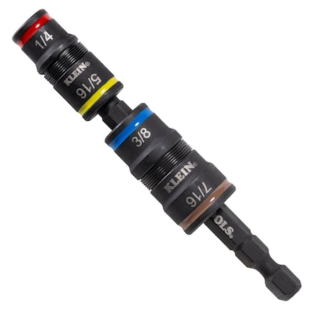 Double Ended Nutsetter, L:5/8", 4 Sizes