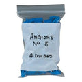 Reclosable Bag, 8 in W, 2 mil Thick, Polyethylene, Clear