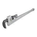 36" Aluminum Straight Pipe Wrench, Serrated, Tether Capable, 5" Jaw Capacity