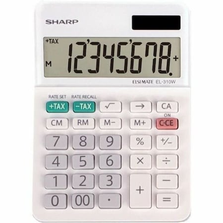Desktop Calculator, LCD, 8 Display Digits