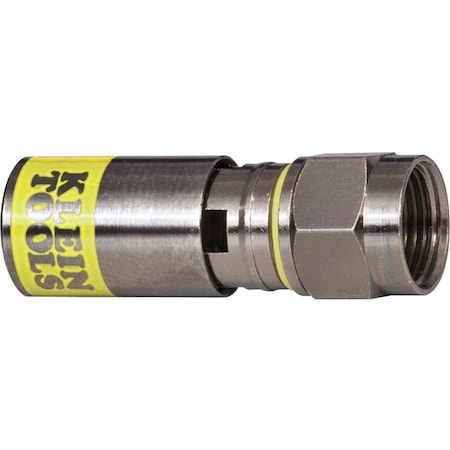 Universal F Compression Connectors RG6/6Q 50-Pack