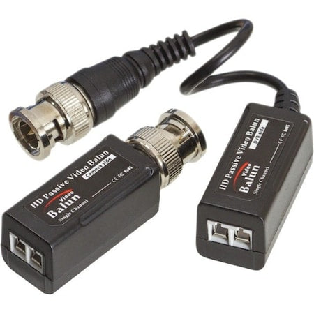 Video Balun, 5MP, BNC Interface, Black
