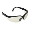 Safety Glasses, Indoor/Outdoor, Black, PR