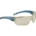 Swift, Safety Glasses, Anti-Fog & Anti-Scratch, Copper Lens, Blue Frame, Frameless
