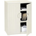 Rough n Ready Storage Cabinet, Platinum Granite, HDPE, 2 Shelves, 36 in W x 22 in D x 46 in H