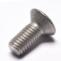 M5-0.80 x 12 mm Phillips Flat Machine Screw, Plain Titanium