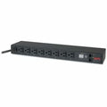 Power Strip, Surge, L5-15R, L5-15P, 12 ft., Black