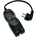 Power Strip, Surge, French/Belgian, French, 1 ft., Black