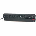 Power Strip, Surge, 5-15R, 5-15P, 12 ft., Black